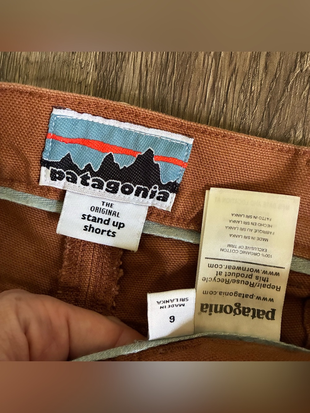 Patagonia Road to Regenerative Stand Up Shorts Earthworm Brown - Picture 5 of 7